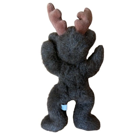 Vintage Mary Meyer Plush Fuzzy Moose 12” Adorable Brown Stuffed Animal Toy 1994 - Picture 3 of 5